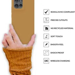 Sprig Back Cover for MOTOROLA EDGE 50 (Brown) image 4