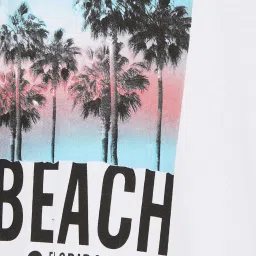 Fame Forever by Lifestyle Kids White Cotton Printed T-Shirt image 4