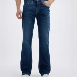 Pepe Jeans Navy Blue Cotton Slim Fit Jeans-picture-23