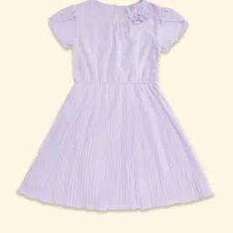 Pantaloons Junior Kids Purple Applique Dress-picture-35