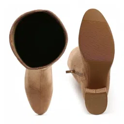 Rag & Co Women's Camel Casual Booties image 3