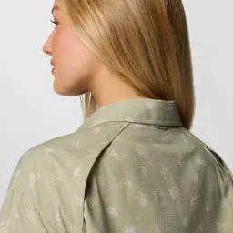 Columbia Green Regular Fit Printed Shirt image 5