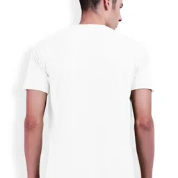 inner element Men Bio Finish Solid Round Neck Cotton T-shirt image 3