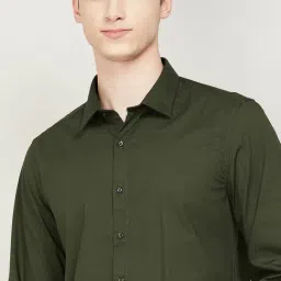 BOSSINI Olive Regular Fit Shirt image 4