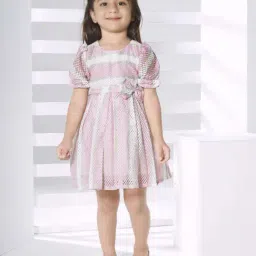 Peppermint Kids Multicolor Cotton Flared Fit 1 Dress-image-71