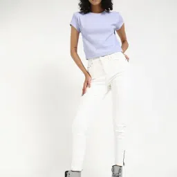 Tommy Hilfiger Womens White Skinny Jeans image 3