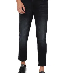 Mufti Blue Cotton Slim Fit Jeans-picture-26