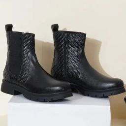 Clog London Women's Black Chelsea Boots-picture-25