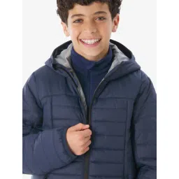 QUECHUA By Decathlon Boys Blue Quilted Jacket image 4