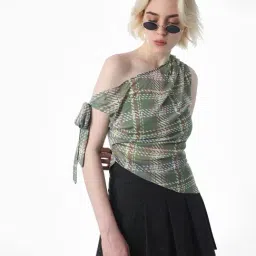 Only Green Polyester Printed Top image 3