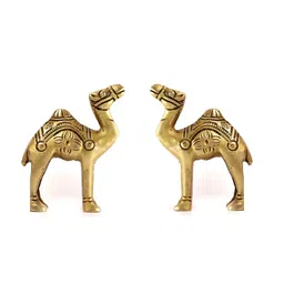 The Spiritual Living Gold-Toned Camel Figurine Showpiece-image-25