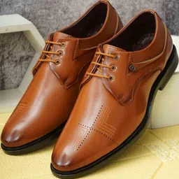 TRM Men Synthetic Leather Formal Shoes-image-10