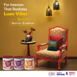 Magic Paints Series Magic Smart Interior Acrylic Emulsion Paint Capacity 20 L White Wine image 5