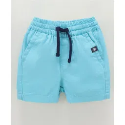 UCB Knee Length Shorts Solid - Medium Blue-image-4