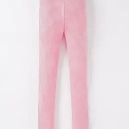 Ed-a-Mamma Cotton Full Length Sustainable Legging Text Print - Pink image 2