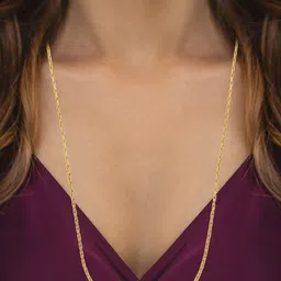 C KRISHNIAH CHETTY JEWELLERS PVT LTD 18 Kt Gold Chain - 6.2 g-picture-35