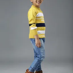 TRENDY WORLD Boys Pack of 2 Striped Woollen Sweaters image 3