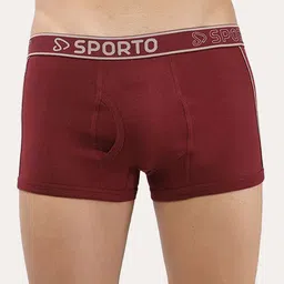 Sporto by Macho Men Pack Of 4 Trunks Sprto_M1020-B1-Dnm1-G1-M1-L-Multi image 5