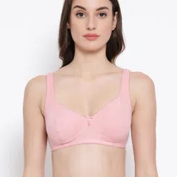 Clovia Pink Non Wired Non Padded Everyday Bra-image-13