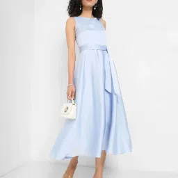 Annabelle By Pantaloons Blue Slim Fit Dress image 4