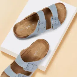 Forever Glam by Pantaloons Women's Blue Casual Sandals-image-68