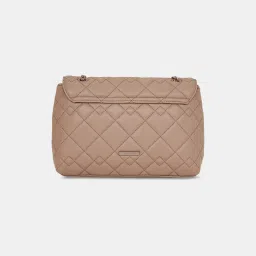 Forever Glam by Pantaloons Taupe Shoulder Bag image 4