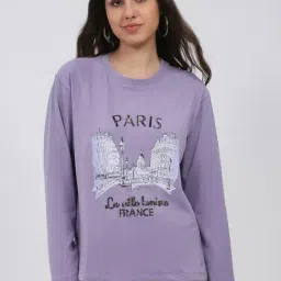 Monte Carlo Lavender Regular Fit Printed Sweatshirt-picture-46