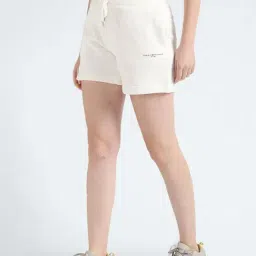 Tommy Hilfiger Ecru Relaxed Fit Shorts image 3