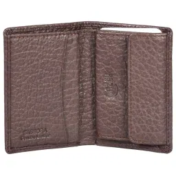 SASSORA FRIDA Brown Leather RFID Bi-Fold Wallet image 4