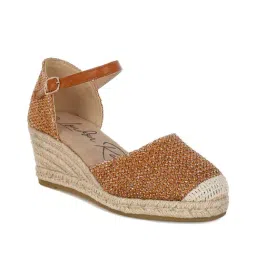London Rag Women's Tan Espadrille Wedges-image-29