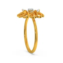 Kisna Diamond & Gold Jewellery Holly for her 14k (585) Diamond & Gold Ring For Women image 5
