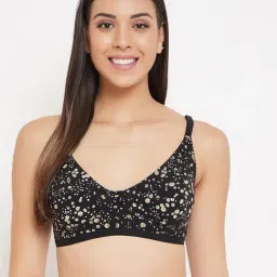 Clovia Black Non Wired Non Padded Full Coverage Bra-picture-32