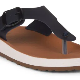 Bata Men's Blue T-Strap Sandals image 4