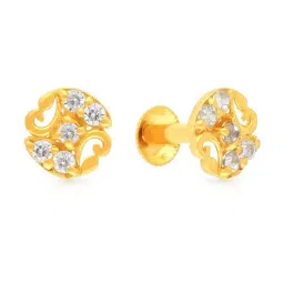 Malabar Gold and Diamonds 22k Gold Earrings for Women-picture-26