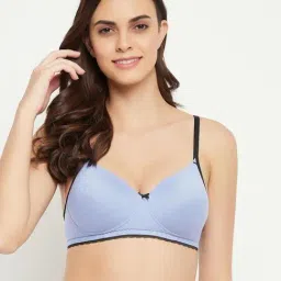 Clovia Light Blue Padded Bra-image-2