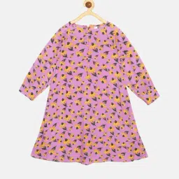 Kiddopanti Kids Pink Printed Full Sleeves Kurta-image-13