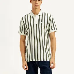 Levi's Men's Striped Slim Fit Polo T-shirt image 4