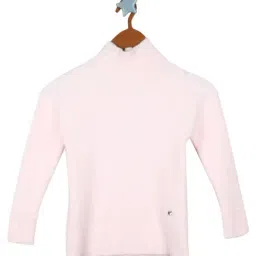 Monte Carlo Kids Pink Solid Full Sleeves Top-image-14