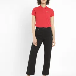 Levi's Black Slim Fit High Rise Jeans image 4
