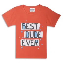 Vimal Jonney Kids Yellow & Red Printed T-Shirt (Pack of 2) image 4