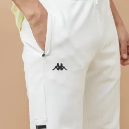 Kappa White Regular Fit Trackpants image 4