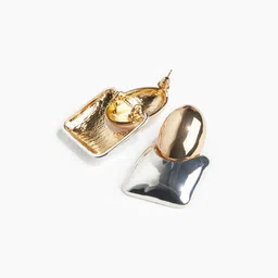 H&M Two-Tone Pendant Earrings image 2