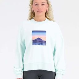 New Balance Green Cotton Printed Sports Sweatshirt-picture-18