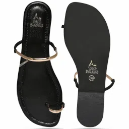 Tao Paris Women's Saylina Black Toe Ring Sandals image 4