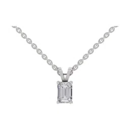 Sparkles Lab Grown Diamond 14k (585) White Gold Pendant for Women-picture-39