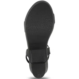 Walkway Women's Black Ankle Strap Sandals image 4