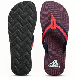 Adidas Men's Hurtle Red & Navy Flip Flops image 4