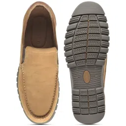 Woodland Men's Camel Slip-On Shoes image 4