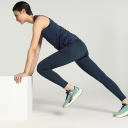 Puma Blue Solid Tights image 4