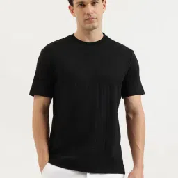 United Colors of Benetton Black Relaxed Fit Printed T-Shirt-image-15